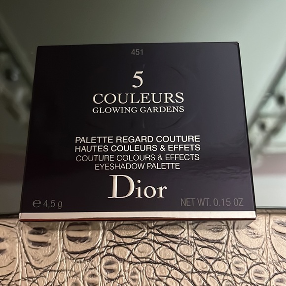 NIB! Dior 5 Couleurs Glowing Gardens Eyeshadow Palette In #451 Rose Garden. - Picture 6 of 11